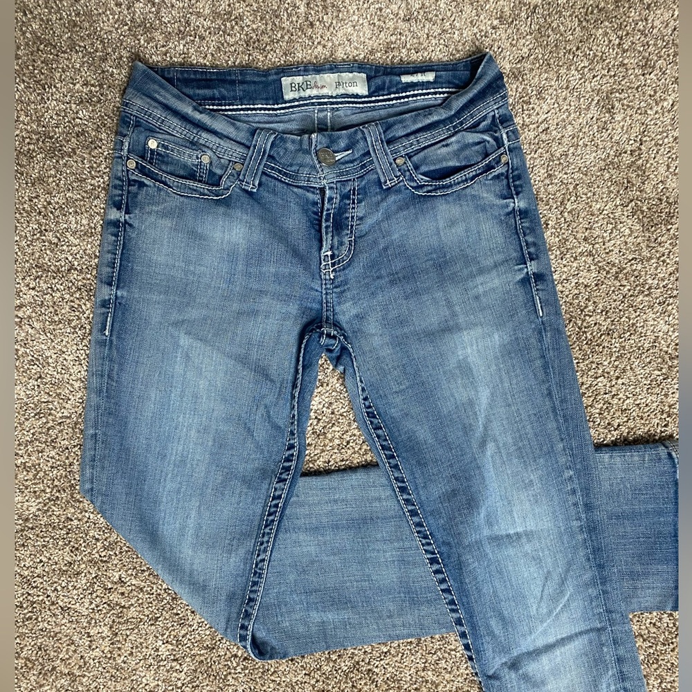 Womens BKE denim Payton style jeans.